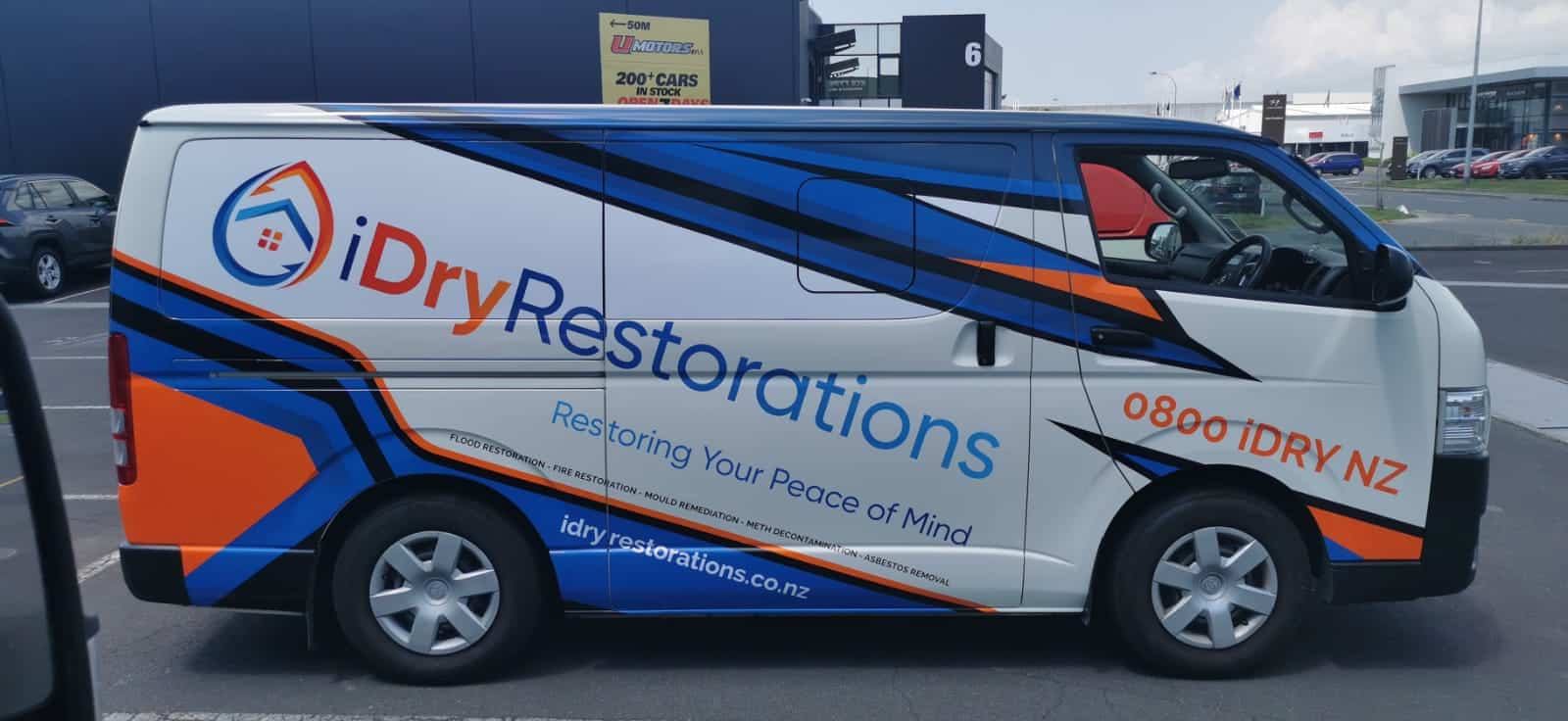 iDry Restorations team on site in Auckland